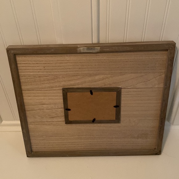 ❤️Beautiful Picture or Art Frame White Shiplap & Bleached Wood - Picture 3 of 5